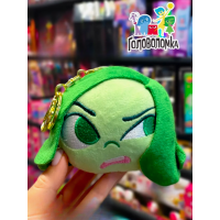 Брелок Мыслями наизнанку плюшевый Inside Out Отвращение инсайд фигурка игрушка для ключей, рюкзака, сумки 8см