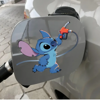 Автомобильная наклейка 3D Лило и Стич Lilo and Stitch 10X10см