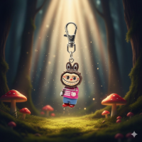Брелок Лабубу Labubu The Monsters детский на рюкзак, ключи 3 см