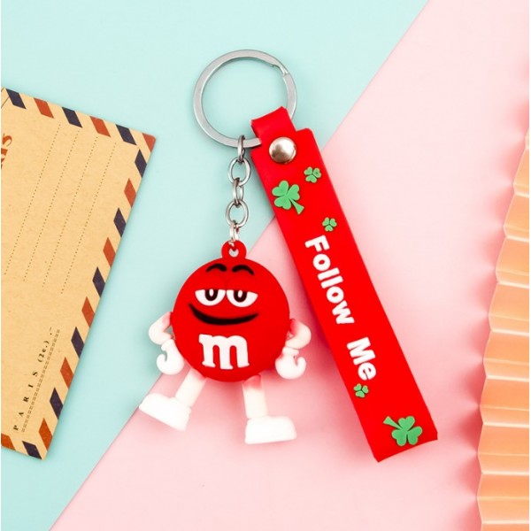 Брелок М&amp;MS шоколадне драже червоний фігурка іграшка для ключів, рюкзака, сумки 5.8 см