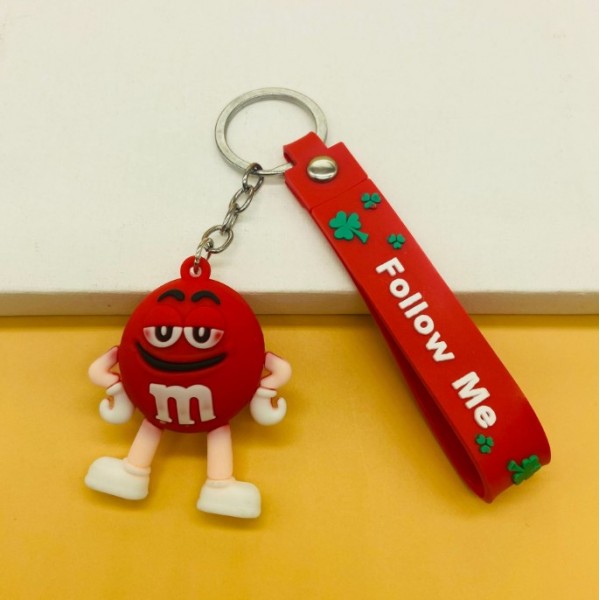 Брелок М&amp;MS шоколадне драже червоний фігурка іграшка для ключів, рюкзака, сумки 5.8 см