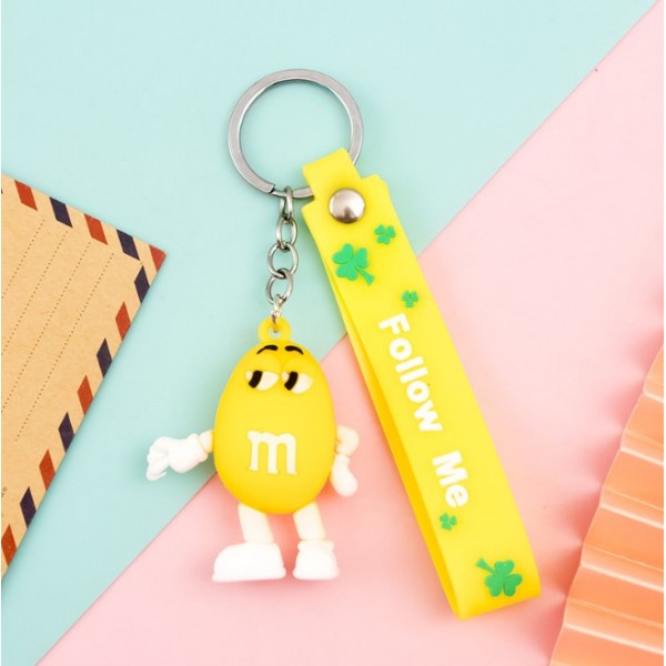 Брелок М&amp;MS шоколадне драже жовтий фігурка іграшка для ключів, рюкзака, сумки 5.6 см