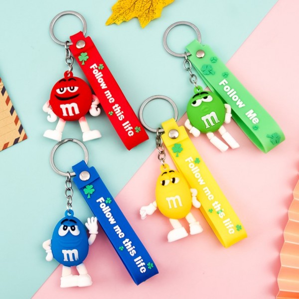 Брелок М&amp;MS шоколадне драже жовтий фігурка іграшка для ключів, рюкзака, сумки 5.6 см