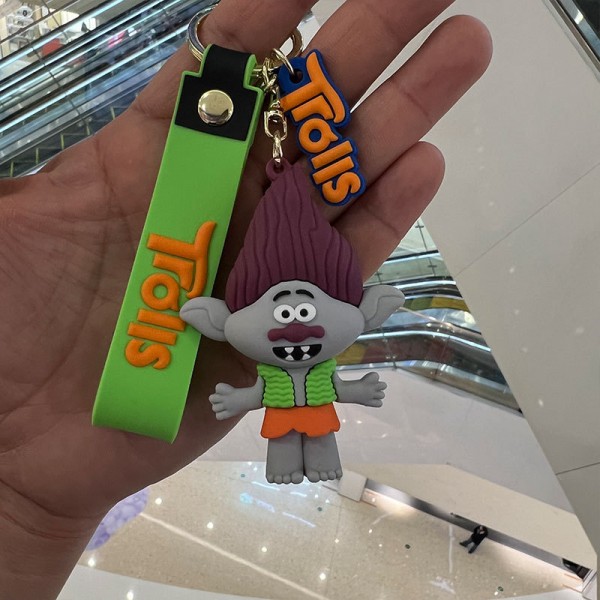 Брелок Тролі Бранч Trolls Branch фігурка іграшка для ключів, рюкзака, сумки 7,5 см