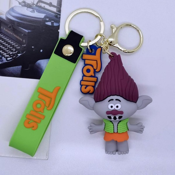 Брелок Тролі Бранч Trolls Branch фігурка іграшка для ключів, рюкзака, сумки 7,5 см
