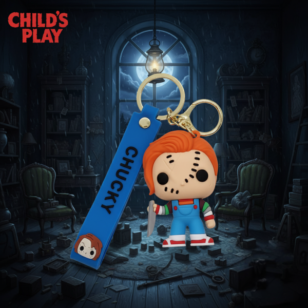 Брелок Чакі Chucky Horror Childs Play Дитяча гра фігурка іграшка для ключів, рюкзака, сумки 6,3 см