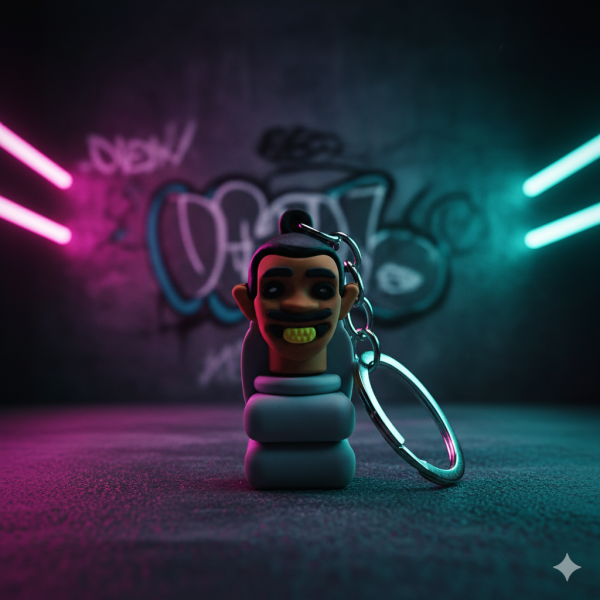 Брелок Скібіді Туалет Skibidi Toilets фігурка іграшка для ключів, рюкзака, сумки 7 см