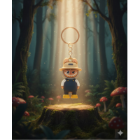 Брелок Лабубу Labubu The Monsters дитячий на рюкзак, ключі 5,5 см