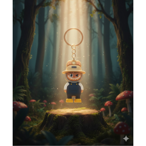 Брелок Лабубу Labubu The Monsters детский на рюкзак, ключи 5,5 см