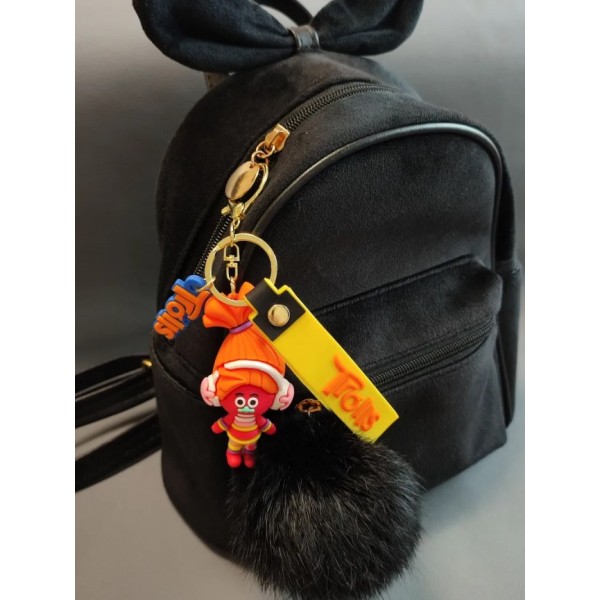 Брелок Тролі Troli DJ Suki DJ Звуки фігурка іграшка для ключів, рюкзака, сумки 7,5 см