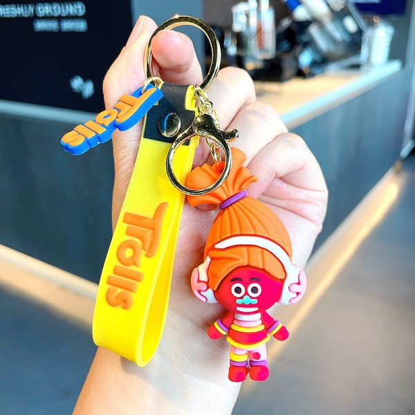 Брелок Тролі Troli DJ Suki DJ Звуки фігурка іграшка для ключів, рюкзака, сумки 7,5 см