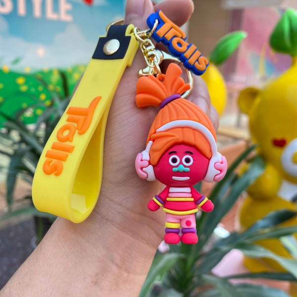 Брелок Тролі Troli DJ Suki DJ Звуки фігурка іграшка для ключів, рюкзака, сумки 7,5 см