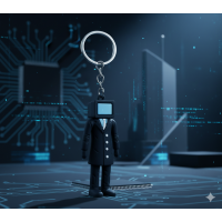 Брелок Скібіді Туалет Skibidi Toilets фігурка іграшка для ключів, рюкзака, сумки 7 см