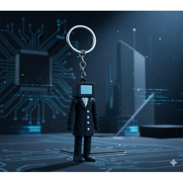 Брелок Скібіді Туалет Skibidi Toilets фігурка іграшка для ключів, рюкзака, сумки 7 см