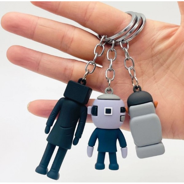 Брелок Скібіді Туалет Skibidi Toilets фігурка іграшка для ключів, рюкзака, сумки 7 см