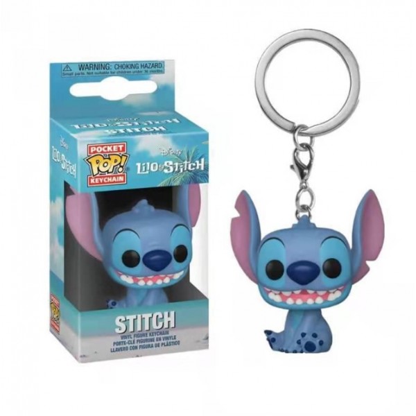 Брелок Стич Pop Поп Disney Лило и Стич Lilo and Stitch Stitch Seated игрушка для детей 4 см