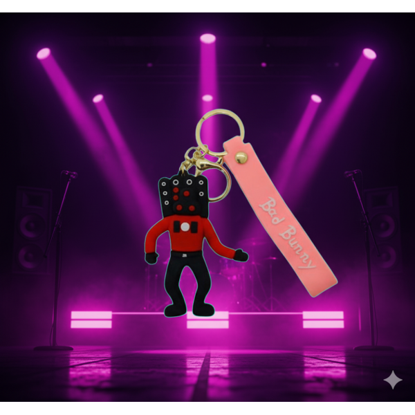 Брелок Скібіді Туалет Skibidi Toilets Титан Спікермен фігурка іграшка для ключів, рюкзака, сумки 8,5 см