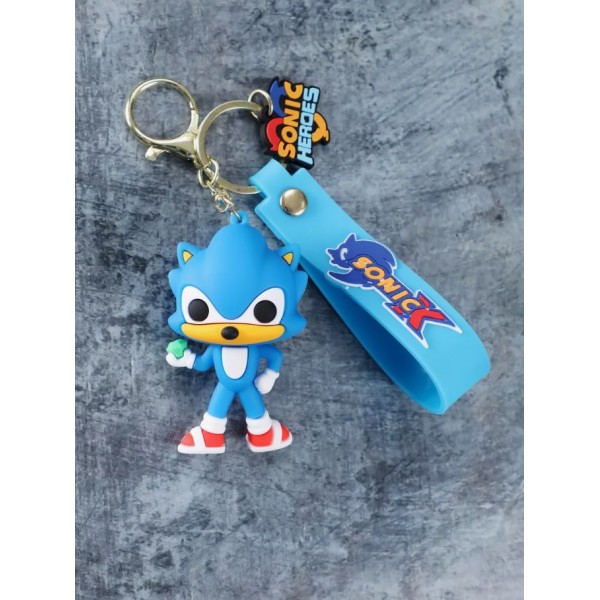 Брелок Супер Сонік Super Sonic фігурка іграшка для ключів, рюкзака, сумки 8 см