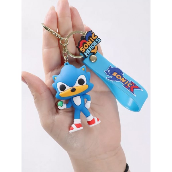 Брелок Супер Сонік Super Sonic фігурка іграшка для ключів, рюкзака, сумки 8 см