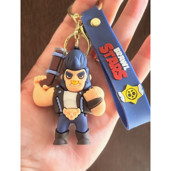 Брелок Бравл Старс Brawl Stars Bull Булл боєць фігурка іграшка для ключів, рюкзака, сумки 7 см