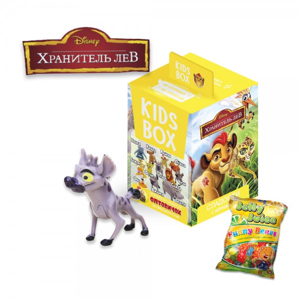 Король Лев The Lion King Sweetbox Світбокс Кідсбокс фігурка та жувальний мармелад