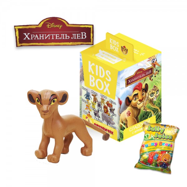 Король Лев The Lion King Sweetbox Світбокс Кідсбокс фігурка та жувальний мармелад