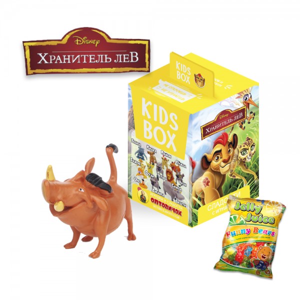 Король Лев The Lion King Sweetbox Світбокс Кідсбокс фігурка та жувальний мармелад