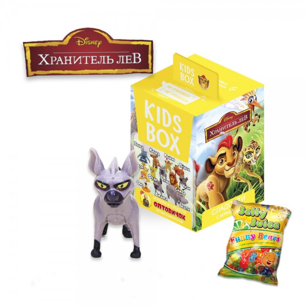 Король Лев The Lion King Sweetbox Світбокс Кідсбокс фігурка та жувальний мармелад