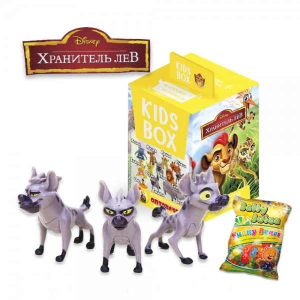 Король Лев The Lion King Sweetbox Світбокс Кідсбокс фігурка та жувальний мармелад