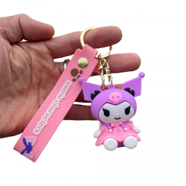 Брелок Куромі Kuromi My Melody Санріо sanrio аніме фігурка іграшка для ключів, рюкзака, сумки 6 см