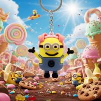 Брелок Миньон Гадкий Я Minion фигурка игрушка для ключей, рюкзака, сумки 5 см
