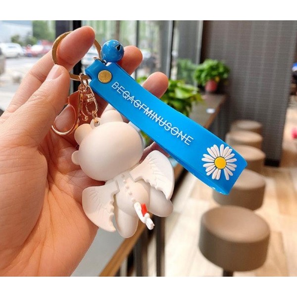 Брелок на ключі фігурка біла дракон фурія чудова якість приборкати дракона гума беззубик