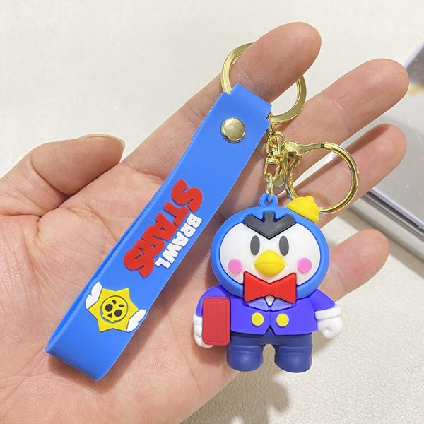 Брелок Бравл Старс Містер П. Brawl Stars на ключі, на сумку фігурка Mr. P 6 см