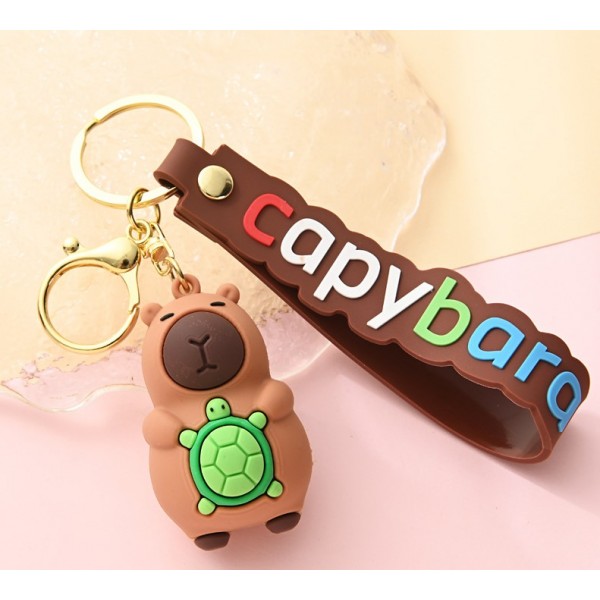 Брелок Капібара capybara на ключі, на сумку фігурка іграшка антистрес підвіска 5,5 см