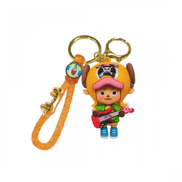 Брелок Ван піс One Piece Тоні Тоні Tony Tony дитячий брелок на рюкзак, ключі жовтий 6 см