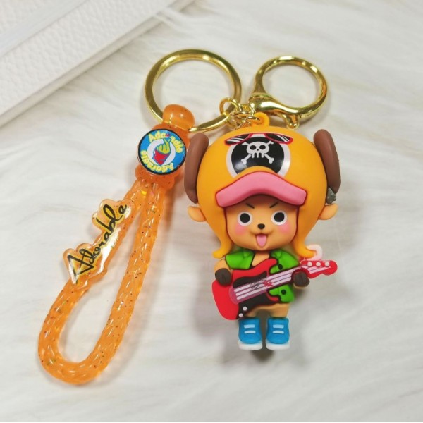 Брелок Ван піс One Piece Тоні Тоні Tony Tony дитячий брелок на рюкзак, ключі жовтий 6 см