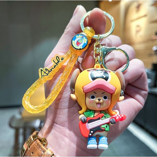 Брелок Ван піс One Piece Тоні Тоні Tony Tony дитячий брелок на рюкзак, ключі жовтий 6 см