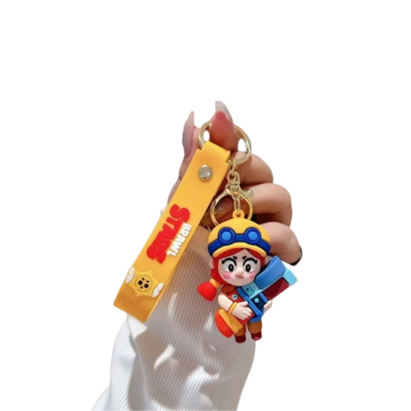 Брелок Бравл Старс Пенні Penny Brawl Stars фігурка іграшка для ключів, рюкзака, сумки 6,7 см