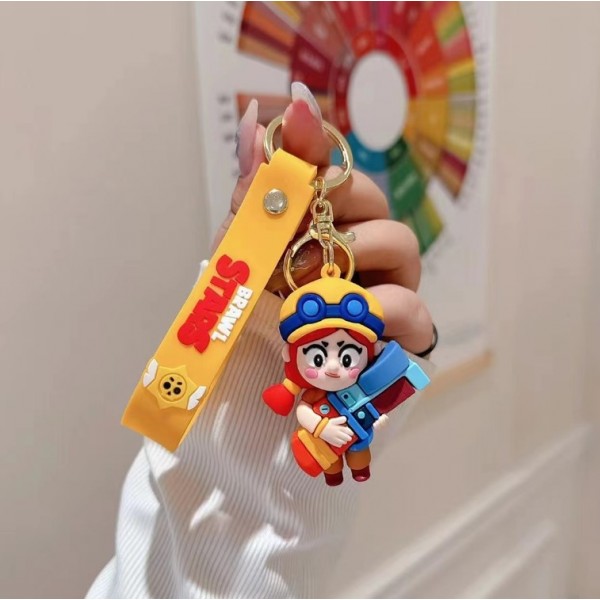 Брелок Бравл Старс Пенні Penny Brawl Stars фігурка іграшка для ключів, рюкзака, сумки 6,7 см