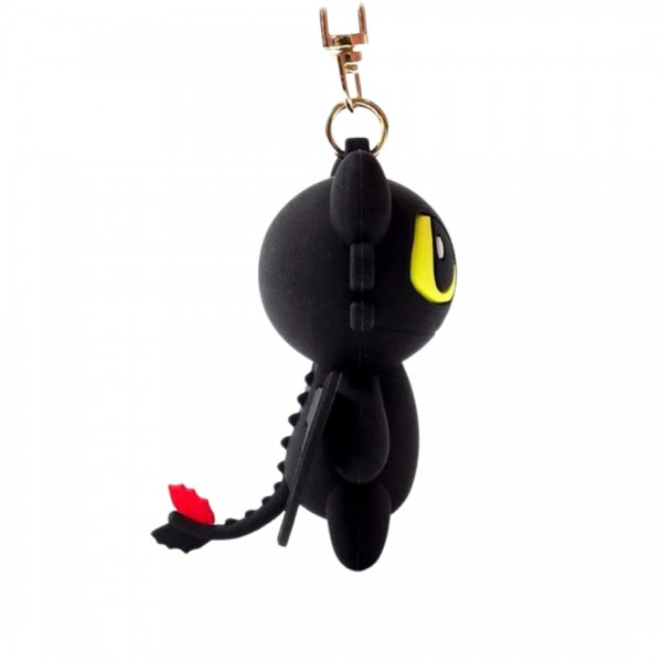 Брелок на ключі фігурка чорний дракон Беззубик відмінна якість приручити дракона