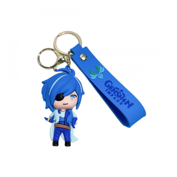 Брелок Геншин Імпакт Кейа Genshin Impact Kaeya аніме фігурка іграшка для ключів, рюкзака, сумки 7 см