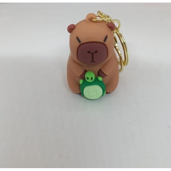 Брелок Капібара capybara на ключі, на сумку фігурка іграшка антистрес підвіска 5,5 см