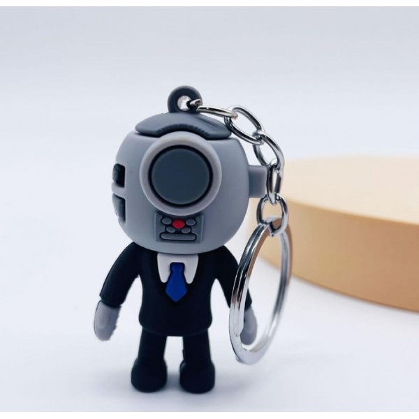 Брелок Скібіді Туалет Skibidi Toilets Титан Камерамен фігурка іграшка для ключів, рюкзака, сумки 5 см