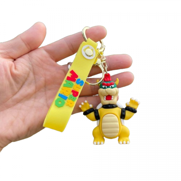 Брелок Супер Маріо Super Mario Маріо Боузер Bowser дитячий брелок на рюкзак, ключі 7 см
