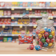 Брелок Dum-Dums міні: Їжа, акрил, антистрес, 2.5 см, дитячий, підвіска