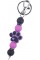 Лапка брелок с бусинами таба антистресс подвеска аксессуар 12 см
