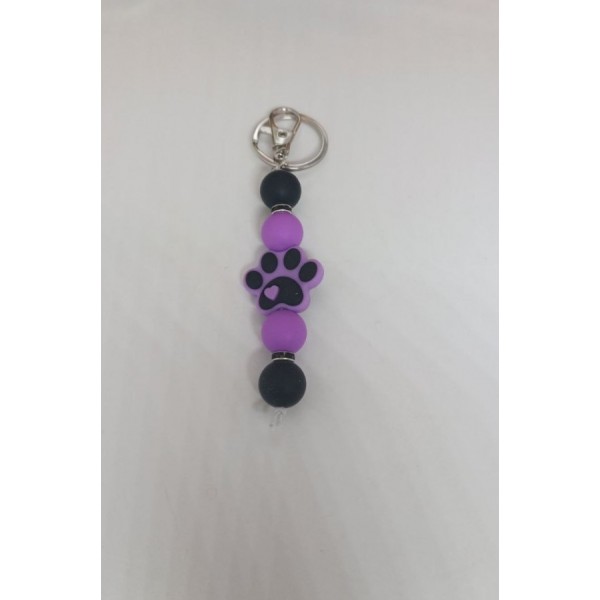 Лапка брелок с бусинами таба антистресс подвеска аксессуар 12 см