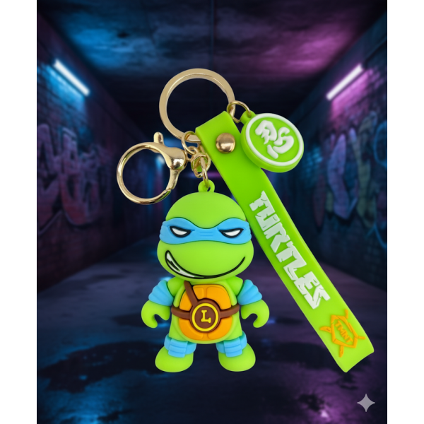 Брелок Черепашки Ніндзя Леонардо Teenage Mutant Ninja Turtles Leonardo фігурка на рюкзак, ключі 6 см