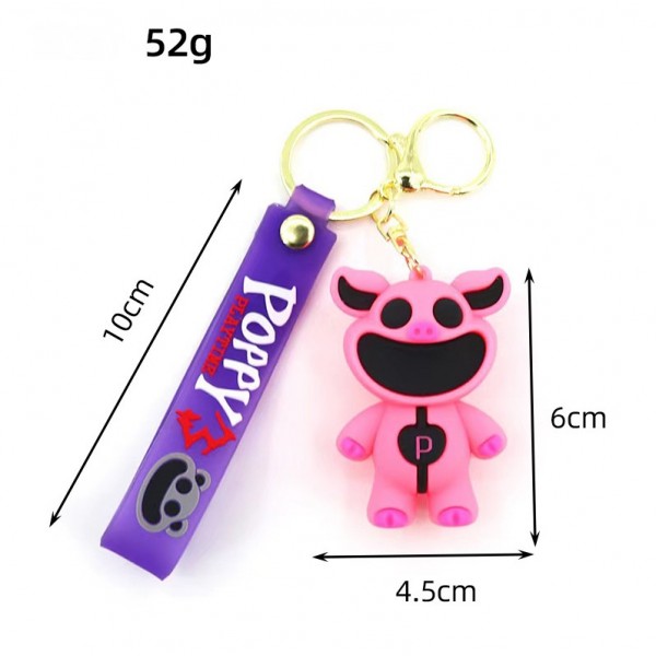 Брелок Усміхнені звірі Smiling critters Свинка Піггі порося PickyPiggy Poppy Playtime поппі плейтайм фігурка іграшка для ключів, рюкзака, сумки 6 см