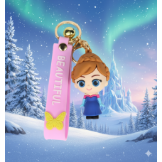 Холодное сердце Frozen брелок Дисней Disney Anna Анна силиконовый брелок, держатель для ключей